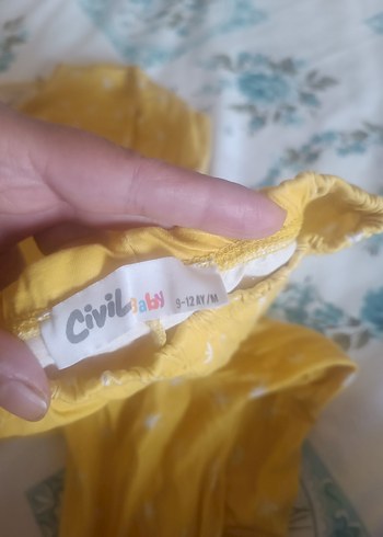 Sarı Bebek pijama takımı Uzun Kollu - Görsel 3