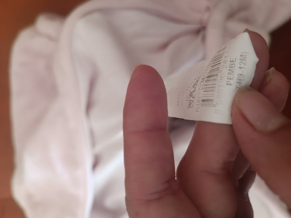 Kız Bebek Pembe Peluş Tulum - Görsel 5