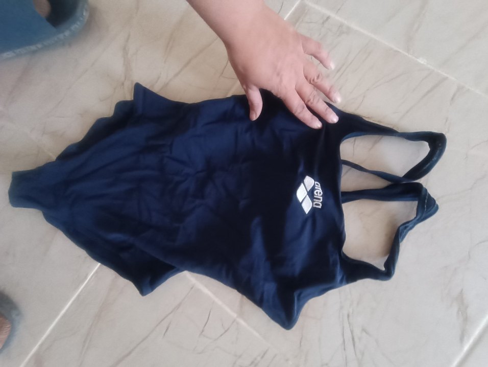 Lacivert Kolsuz Kadın Mayo - Görsel 2