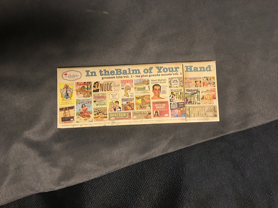 the balm in the balm on your hands orjinal far paleti (2. el)
