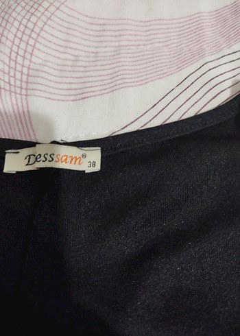 Siyah Uzun Kolsuz V Yaka Drapeli Elbise - Görsel 3