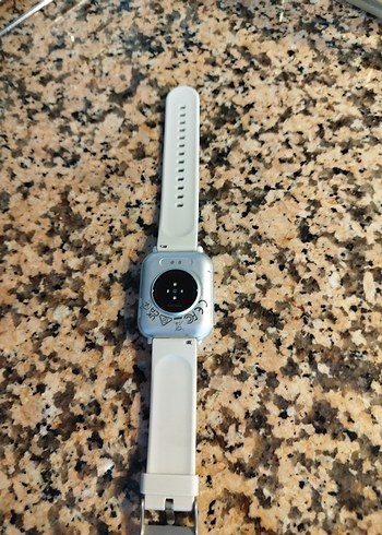 Gri Çerçeveli Beyaz Akıllı Saat soranlara orjinal dir - Görsel 4