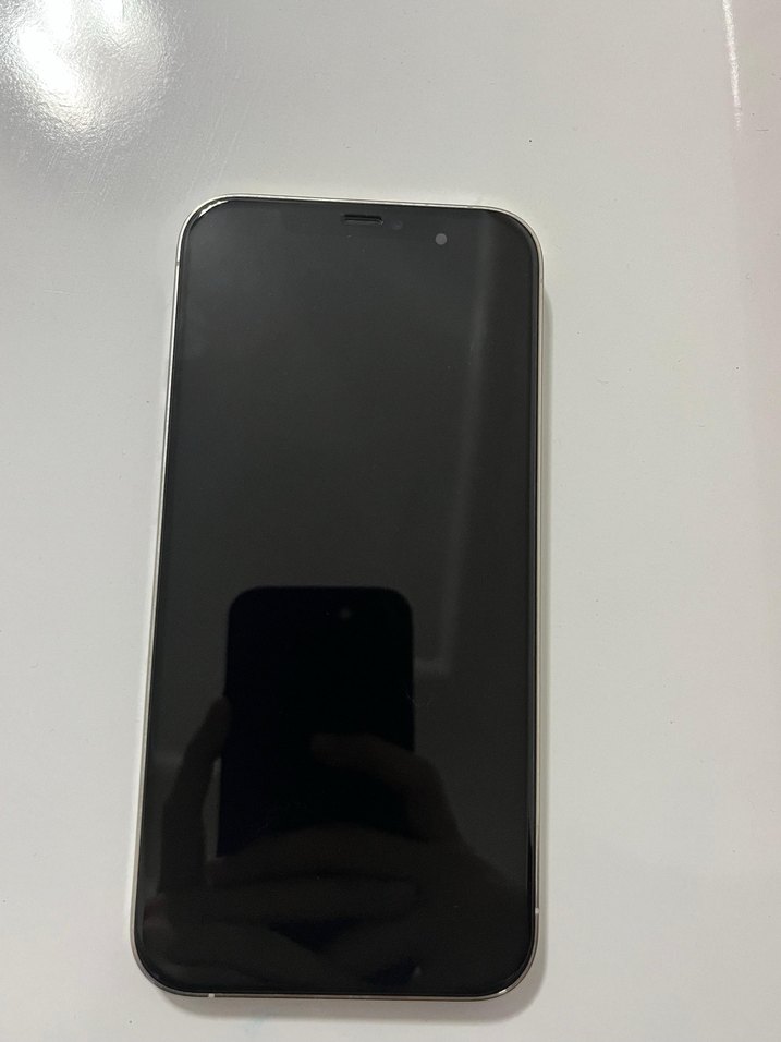 Beyaz iPhone 12 Pro Max Gri Detaylı - Görsel 2