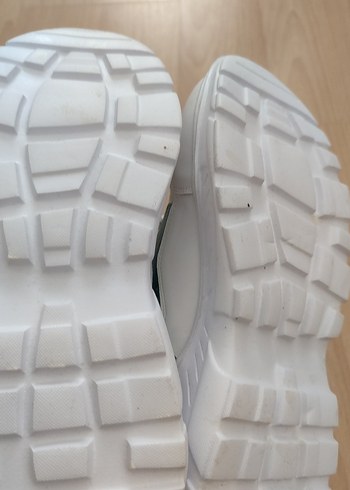 diğer Beden Beyaz Laced Dolgu Topuklu Spor Ayakkabı