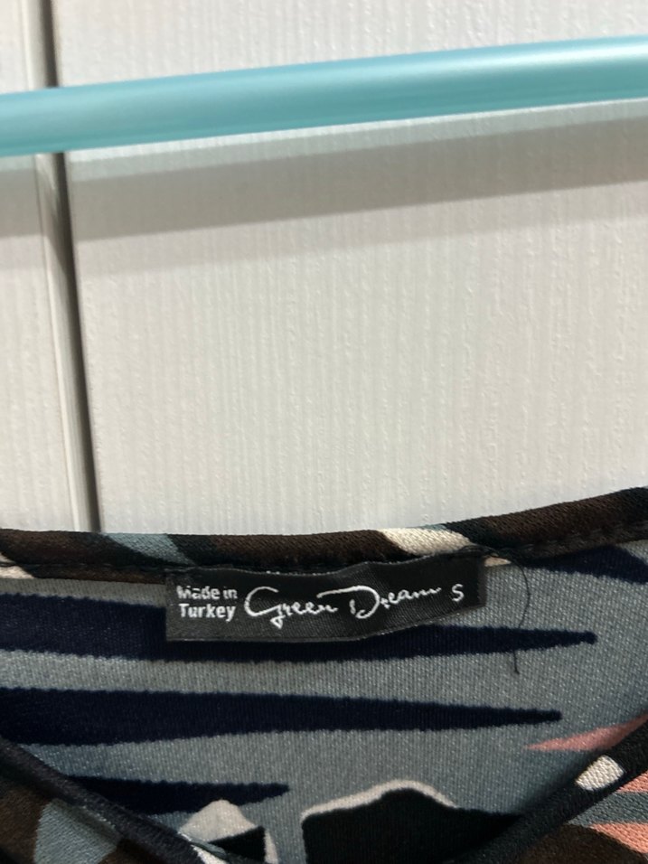 Kadın Çok Renkli Bağlamalı Kısa Tulum - Görsel 3