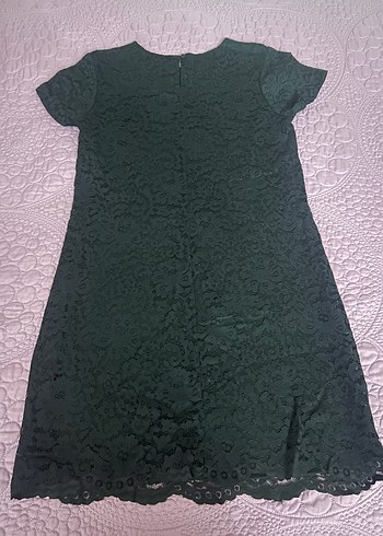 Siyah dantelli elbise - Görsel 2