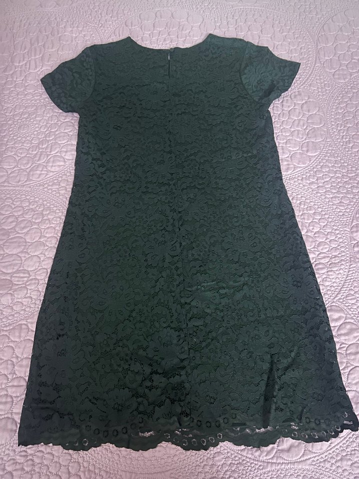 Siyah dantelli elbise - Görsel 2
