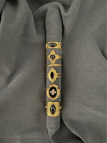 American Vintage gold çelik vintage yüzükler