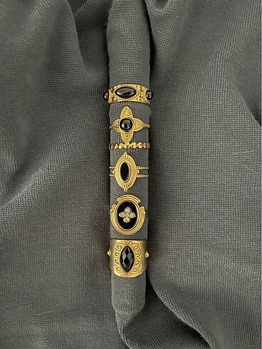 gold çelik vintage yüzükler