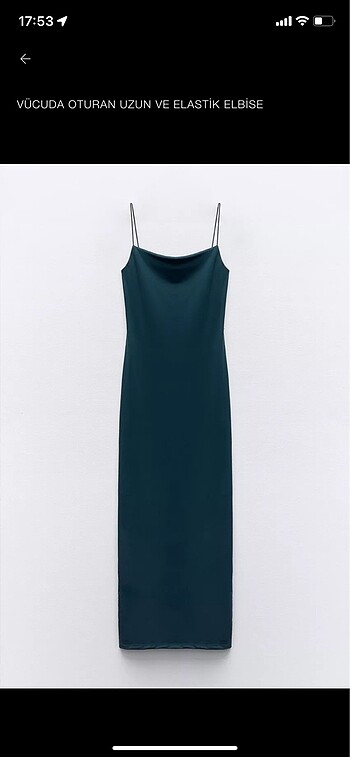 Zara midi elbise