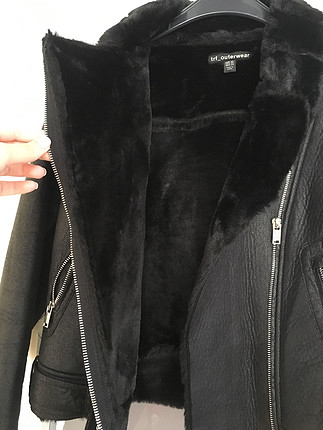 Zara Zara içi yünlü biker ceket 