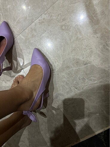 Marjin topuklu ayakkabı - Görsel 4