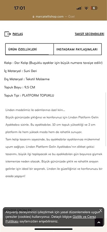 Diğer Gelin ayakkabısı