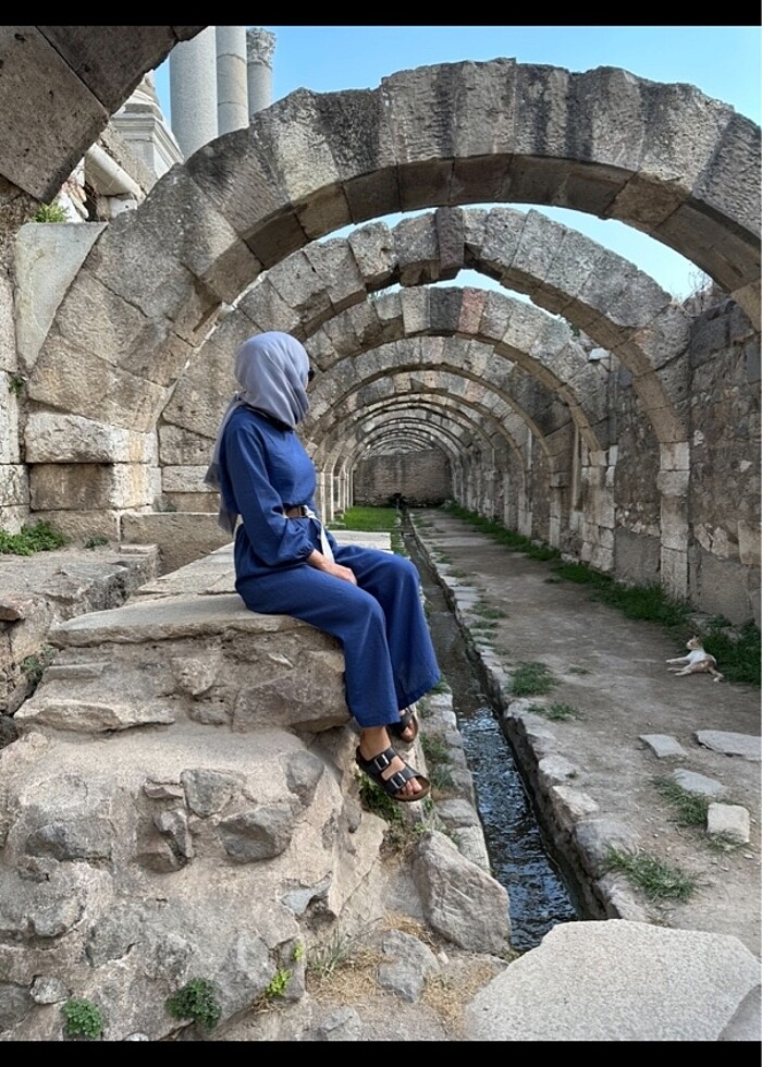 Trendyol modest tulum - Görsel 4