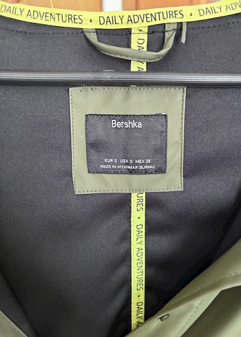 Kadın Haki Kapüşonlu Yağmurluk - Görsel 3