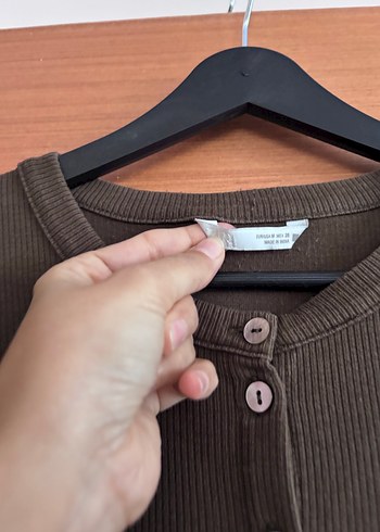 Düğmeli Uzun Kollu Kadın Hırka - Görsel 3