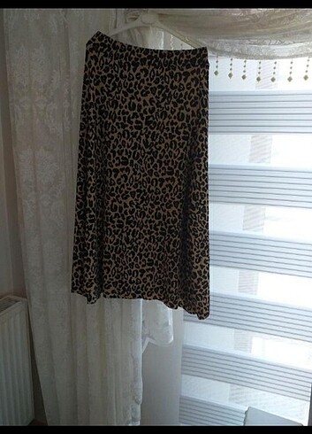 Leopar etek midi boy sıfır????????
