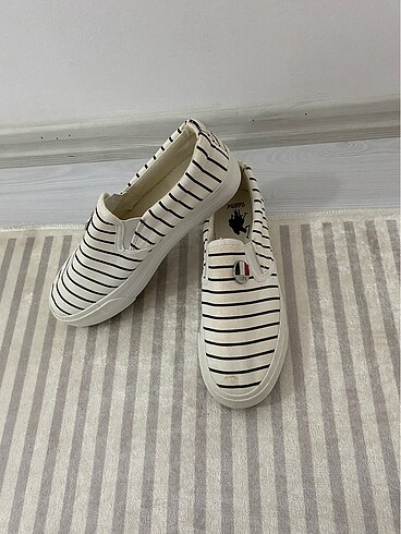 US POLO ASSN MOCKİNG KADIN BEYAZ SPOR AYAKKABI
