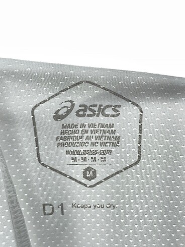m Beden beyaz Renk Asics T-shirt %70 İndirimli.