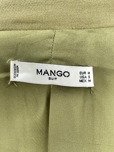 m Beden haki Renk Mango Blazer %70 İndirimli.
