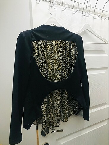 s Beden Leopar tülü blazer