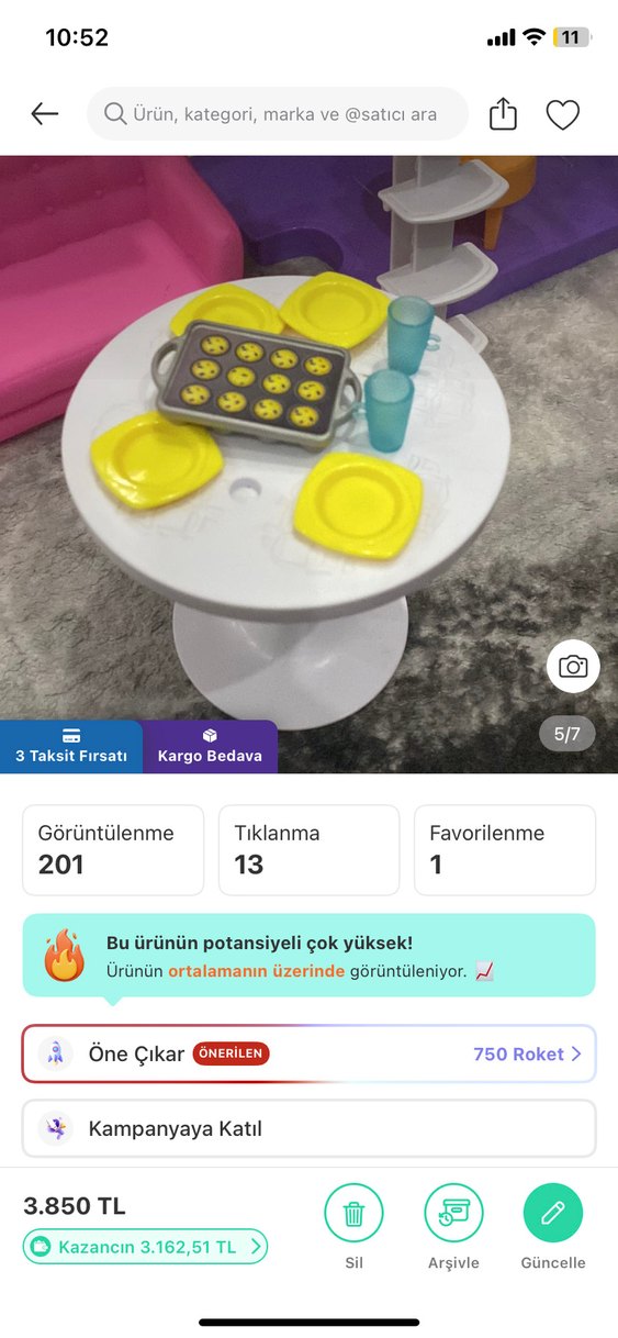 Barbie malıbu evi, barbie tatil evi - Görsel 5