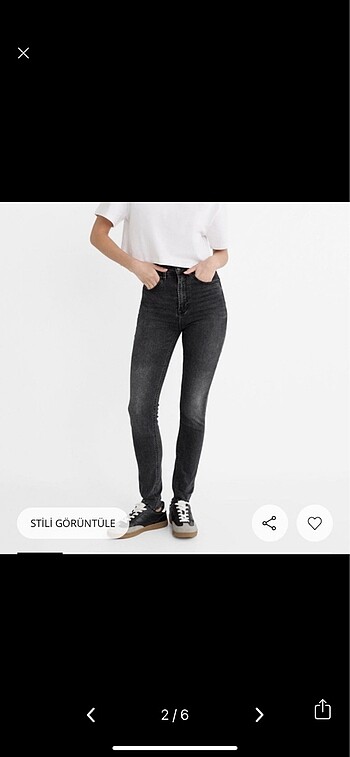 Ekstra Yüksek Bel Skinny Jean