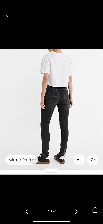 Stradivarius Ekstra Yüksek Bel Skinny Jean