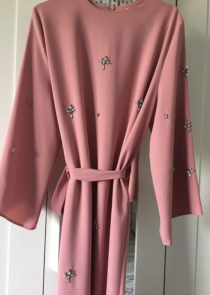 Abaya abiye tesettür modest uzun elbise uzun abiye — görsel 4/5