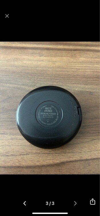 Beden MAC BRONZER PUDRA