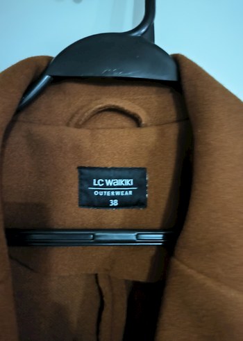 Lcwaikiki Kahverengi Kaşe Kaban - Görsel 3