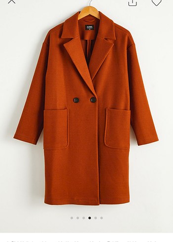 Lcwaikiki Kahverengi Kaşe Kaban - Görsel 4