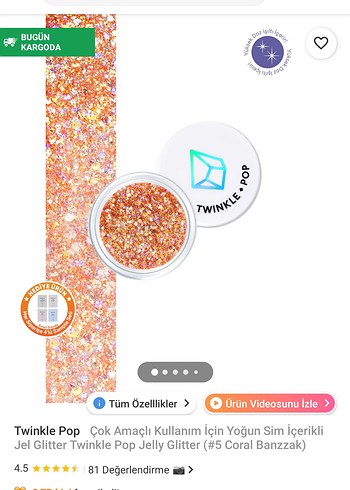 Missha simli jel far coral banzzak - Görsel 5