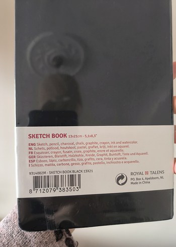 Siyah Sert Kapaklı Eskiz Defteri (yeni) - Görsel 4