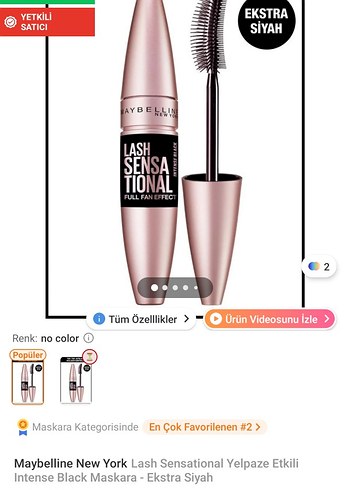 Maybelline Lash Sensational Maskara - Görsel 5
