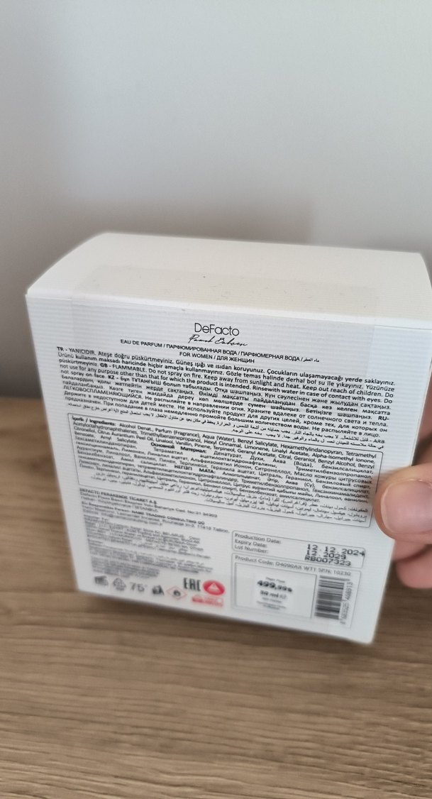 DeFacto Pamuk Bahçesi Kadın Parfümü 50 ml - Görsel 2