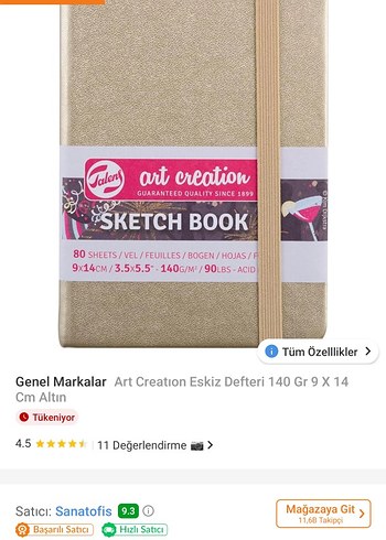 Kırmızı Sert Kapaklı Eskiz Defteri (yeni) - Görsel 3