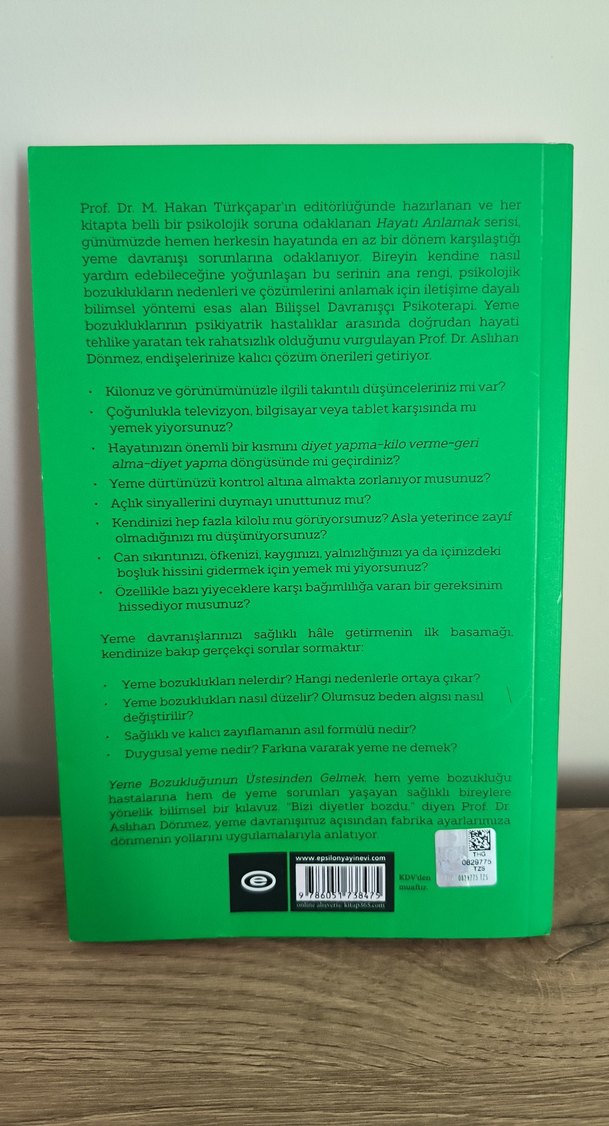Yeme Bozukluğunun Üstesinden Gelmek Kitabı - Görsel 2