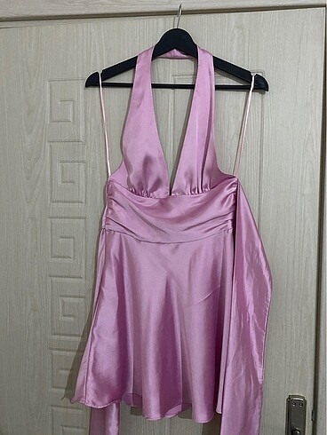 Zara pembe elbise