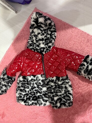 LC Waikiki Leopar çocuk mont