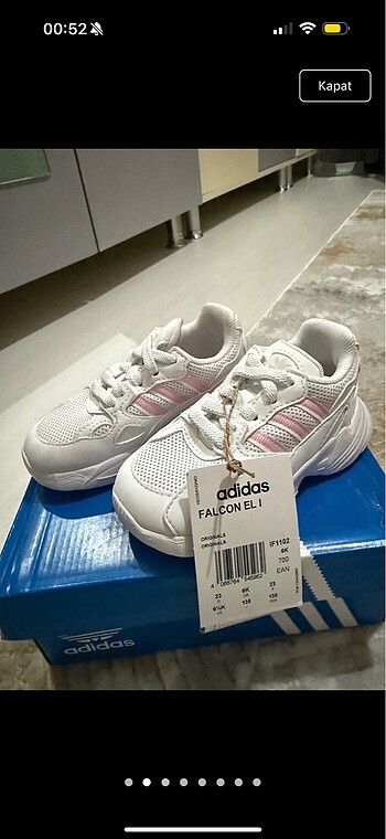 Adidas Adidas falcon el bebek spor ayakkabı