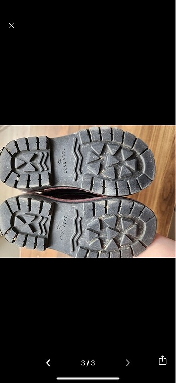 23 Beden Zara baby loafer ayakkabı