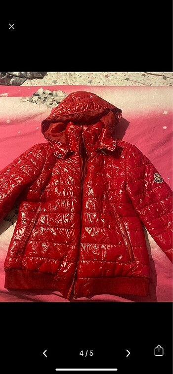 m Beden kırmızı Renk moncler muadili mont