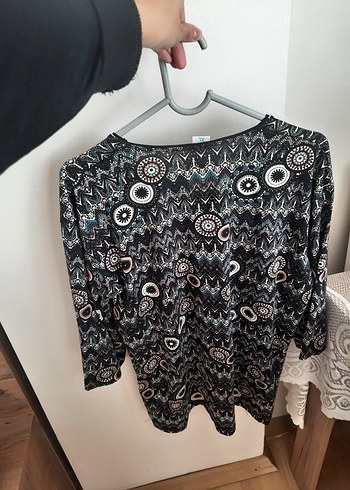 Diğer Bohem Desenli Uzun Kollu anne penyesi
