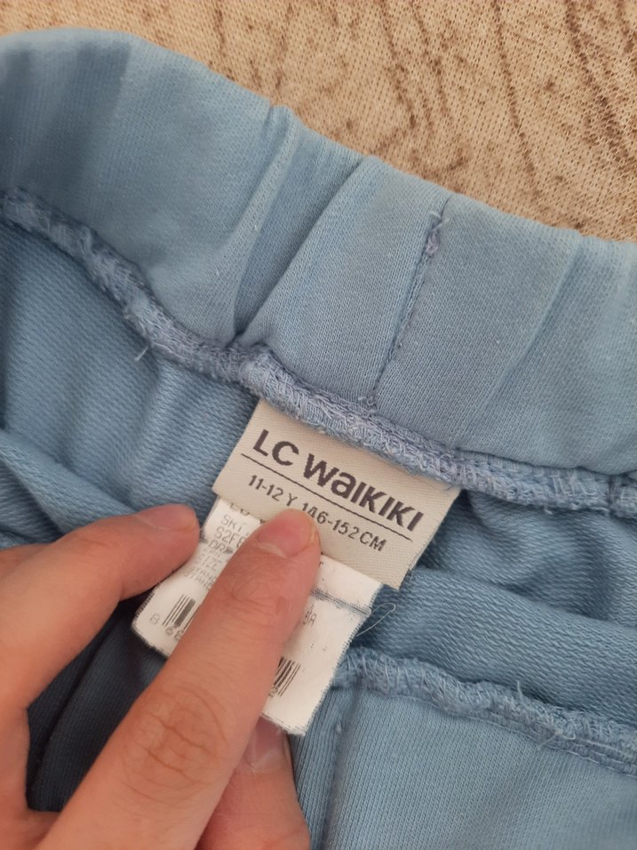 Kızlar için Gevşek Kesim Pastel Pembe Pamuk Şort - Görsel 2