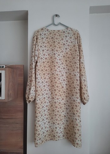 Bej Uzun Kollu Bohem Kadın Tunik - Görsel 2