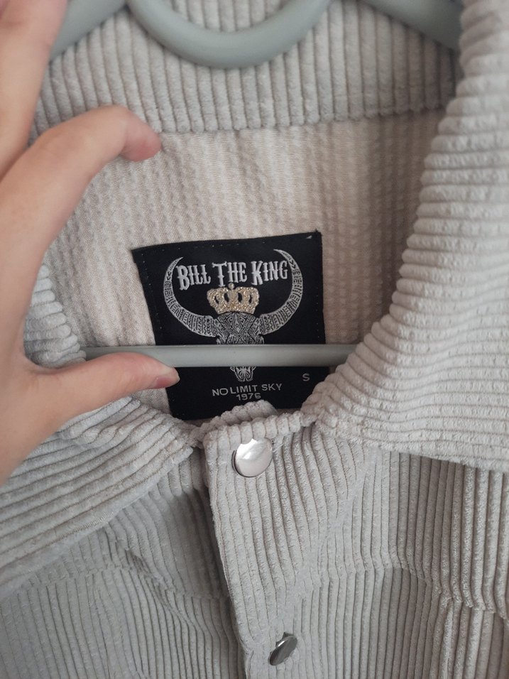 Gri Düğmeli Uzun Kollu Rahat erkek  Gömlek - Görsel 4