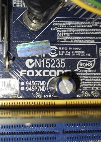Foxconn 945G7MD ddr2 anakart - Görsel 4