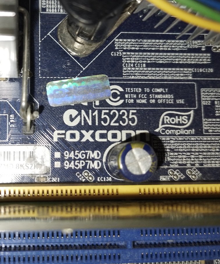 Foxconn 945G7MD ddr2 anakart - Görsel 4