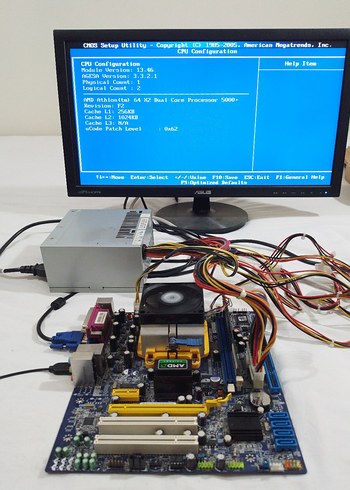 Foxconn a6vmx amd çift çekirdek anakart - Görsel 5